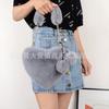 E-commerce, New Handbag Bag, Plush Love Bag, Portable Peach Heart Bag, Chain Bag, Shoulder Messenger Bag.