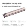 90° Right Angle Deep Groove Heavy Cutting WNMU040304 Double-Sided Hexagonal Milling Insert for CNC High-Speed Feed Arbor.