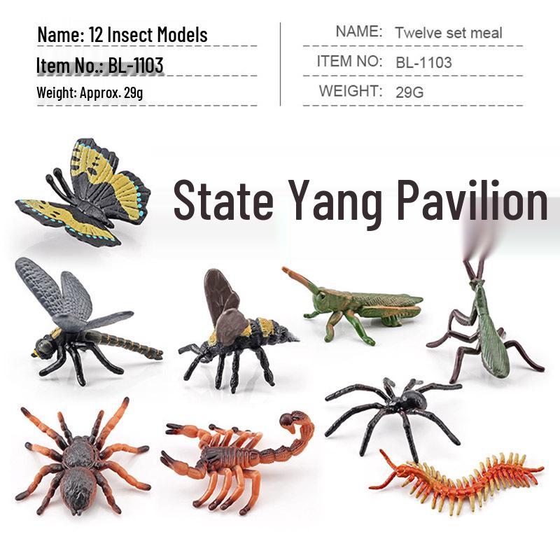 Cross-Border Farm Animal Miniature Model Set: Chickens, Ducks, Geese, Cows, and More