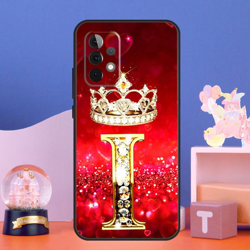 

Red Diamonds Letter Case For Samsung Galaxy A17 A06 A16 A26 A36 A56 A55 A35 A15 A32 A52 A13 A33 A53 A14 A34 A54 Samsung A24 4G