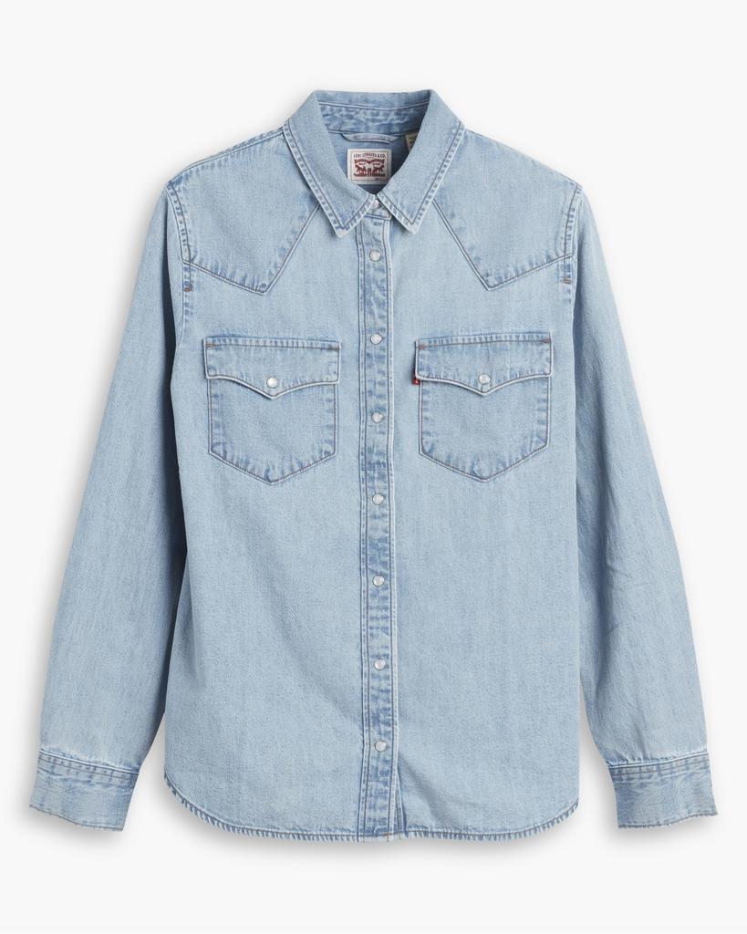 Levi's ULTIMATE Western Denim Shirt Long Sleeve Women's 86832-0049 US M