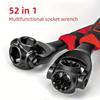 8-in-1 Function Universal Ratchet 52-in-1 Socket Multipurpose Tiger Wrench  Works Universal