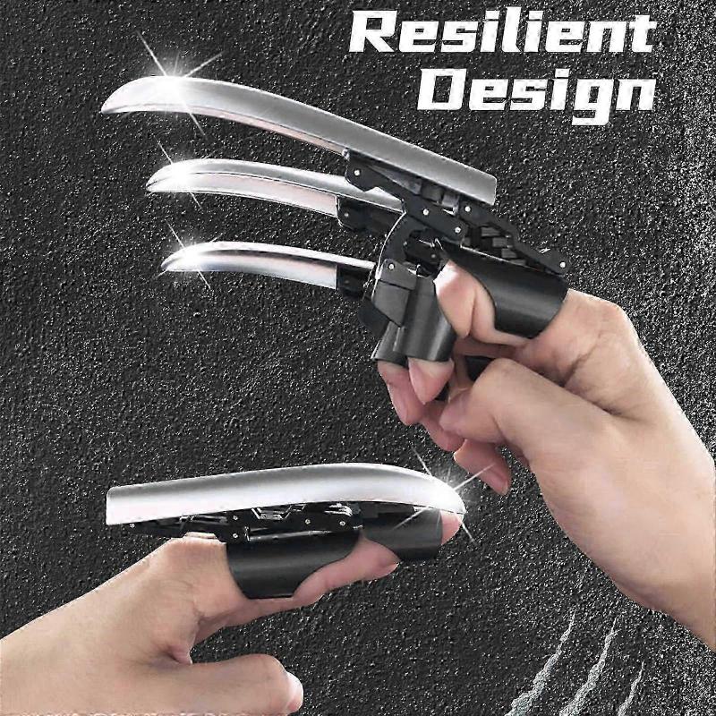 1-6PCS Retractable Wolverines Claws for Adult and Kids, Expandable Plastic Wolve Claws cs