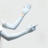 Non-slip Ice Silk Arm Sleeve Sun Protection Sunscreen Sleeve Gloves Thin Long Sleeve  Riding