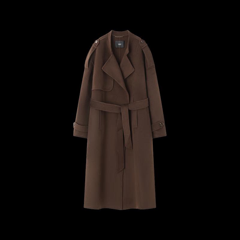 Women's 100% Wool Double-faced Short Winter Coat