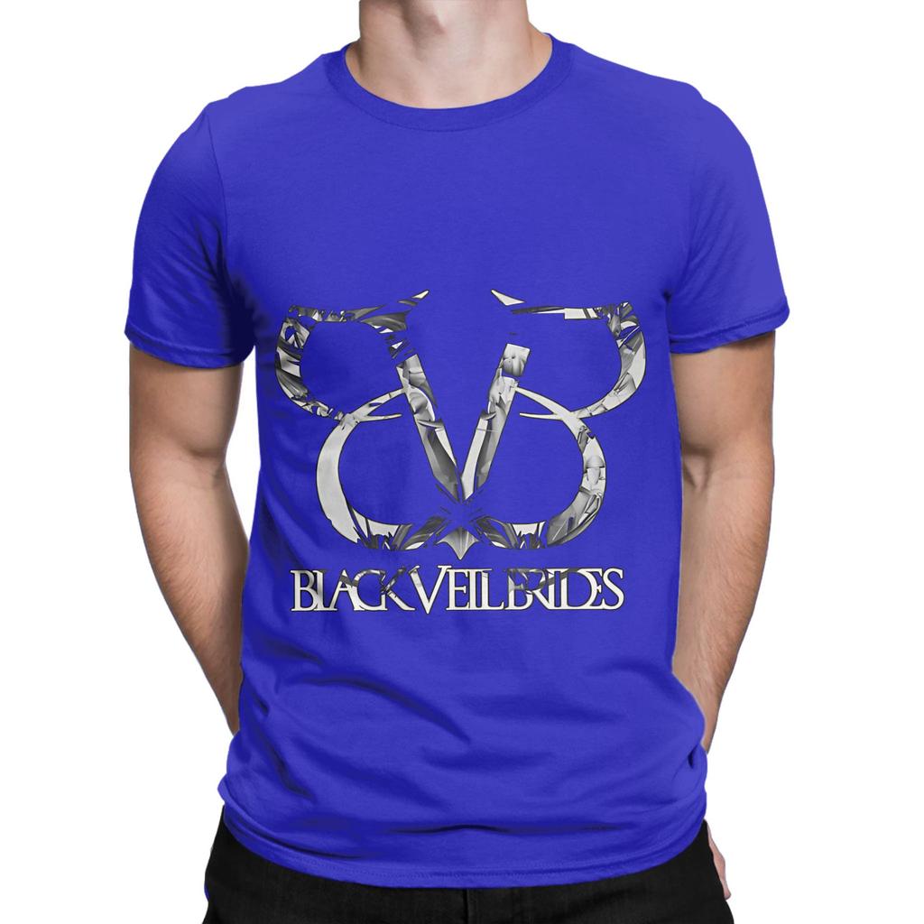 Coole zwarte veil brides Grafische 100% Katoenen T-shirt BLACK VEIL BRIDES T-shirts Tops Voor Unisex