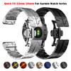 22mm 26mm Quick Fit Stianless Steel Strap For Garmin Fenix 8 47mm/Fenix E/Fenix 6 Pro/6/7/7 Pro/5/5 Plus Smart Watch Metal Band