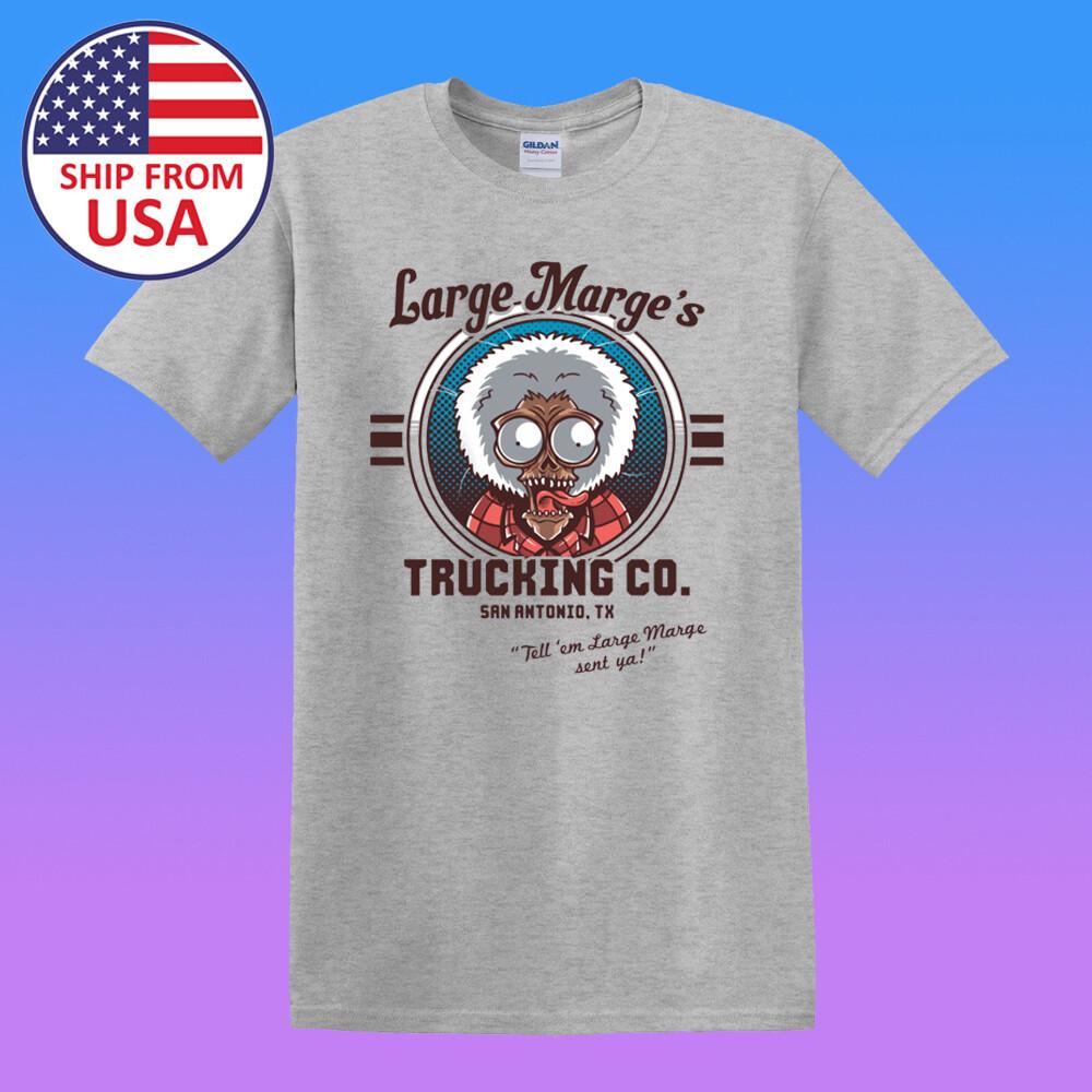 Large Marge s Trucking Co Men s Grey Size S-5XL 3XL