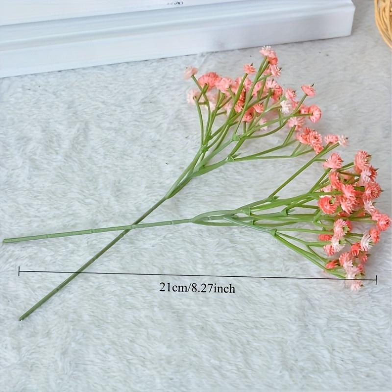 5 Bunches of Artificial Baby's Breath,Realistic Touch Faux Gypsophila, Artificial Flowers for Outdoor Wedding Decorations