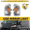 LH+RH SIDE TURN MIRROR SIGNAL LIGHT For 2014- PROMASTER RAM 1500 2500 3500 A