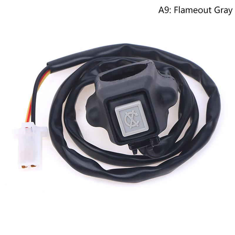 Durable Atv Motorcycle Dual Sport Quad Start Horn Kill Off Stop Switch Button Motorbike Accessories Control Handle Switches