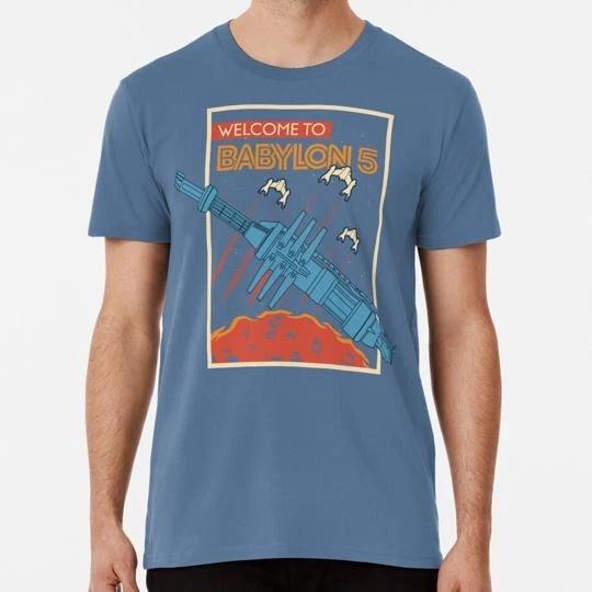 Babylon 5 Vintage Space Welcome Size S to 5XL Made in the USA T-shirt L