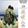 1pc Turtle Artwork Blanket Lightweight Flannel Blanket Throw Blanket For Sofa, Bed, Travel, Camping yy2509026159