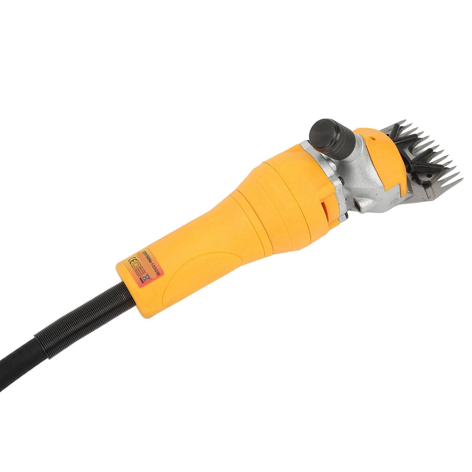 Tondeuse Électrique Haute Puissance 1000W pour Moutons, Kit de Machine à Tondre et Toilettage pour Animaux d'Élevage, 13 Dents