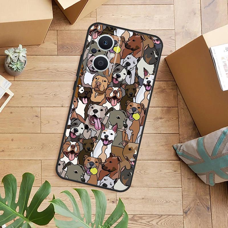 Pitbull Dog Phone Case For OPPO Reno 14 12 11 13 F 10 Pro 8T 8 Lite OPPO Find X9 X8 X6 X5 Pro Back Cover