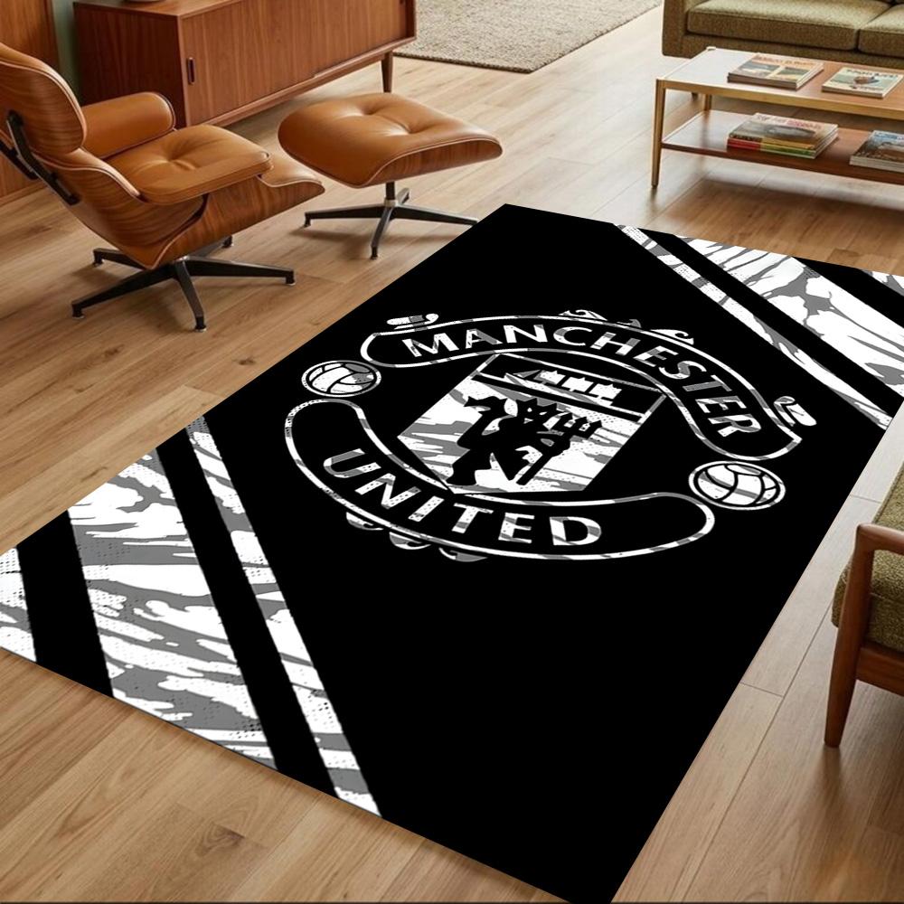 Red Devils United Pride 2D Printed Floor Mat Soft Plush Non-slip Bottom Corridor & Entryway Fashionable Home Decor Valentine's Day Gift