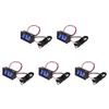 1-5pcs 0.56inch LED Digital Thermometer Tester Panel Gauge with Sensors Probe Thermometer Gauge Temperature Instrument