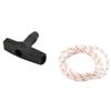 2PCS Elastostart Recoil Starter Handle With 4.5mm Rope Fits TS400, TS410, TS420