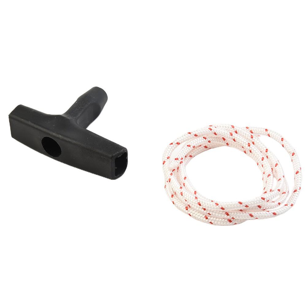 2PCS Elastostart Recoil Starter Handle With 4.5mm Rope Fits TS400, TS410, TS420