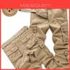 Pantalon Cargo Homme Vêtement de Travail Coton Multi-poches Durable Décontracté Pour la Saison d'Automne