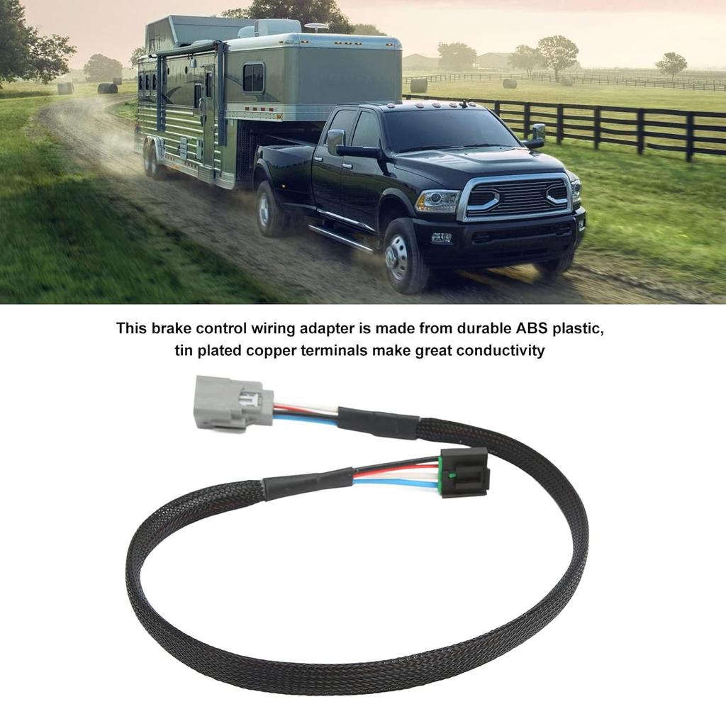 Brake Controller Wiring Harness Connector Adapter, Dodges Rams Pickup Trailer Brake Control Harness, 3024 P 31inch Trailer Power Brake Connector