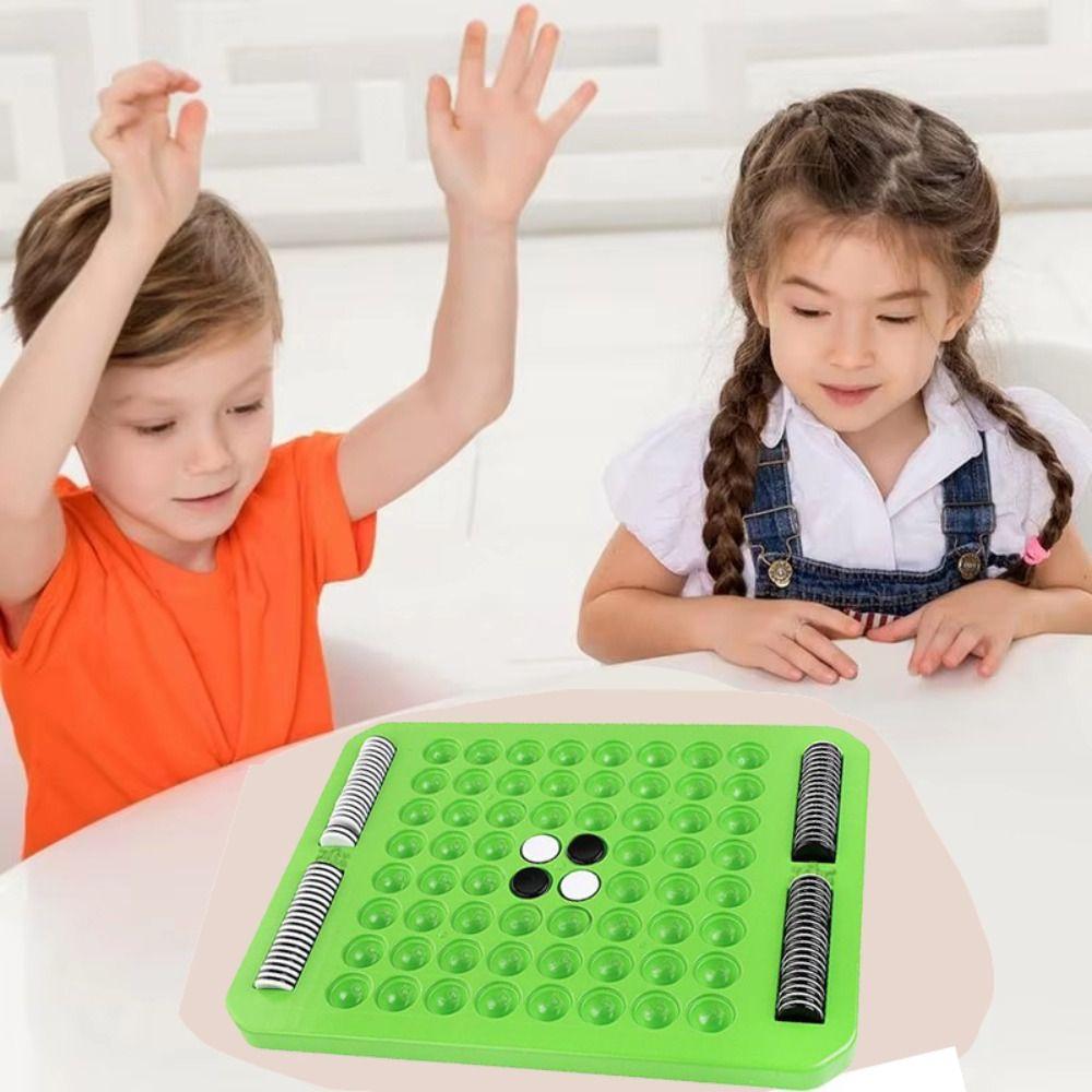 

Tabletop Game Kid Overturn Chess Reversi Strategy Board Game Camping Hiking зелений
