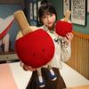 New Fashion Creative Chinese Style Table Tennis Racket Pillow Plush Doll Pillow