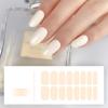 Stick On Nail Polish Strips Full Nail Wraps Nail Polish Stickers Semi Utwardzony żelowy lakier do paznokci Paski Jednolity kolor