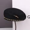 Spring and Autumn Fashion Show Face Small Beret Children Casual Big Head Circumference Painter Hat Women Newsboy Hat