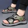 Fashion Summer Fashion Platform Hollow Outdoor Beach Men's Sandals Designer Soft Sole Casual Leather Man Shoes Sandalias Hombre Verano