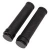 2 Pcs Handlebar Grips Shockproof Anti Slip Texture Soft Comfortable Black Mountain Bike Grips for