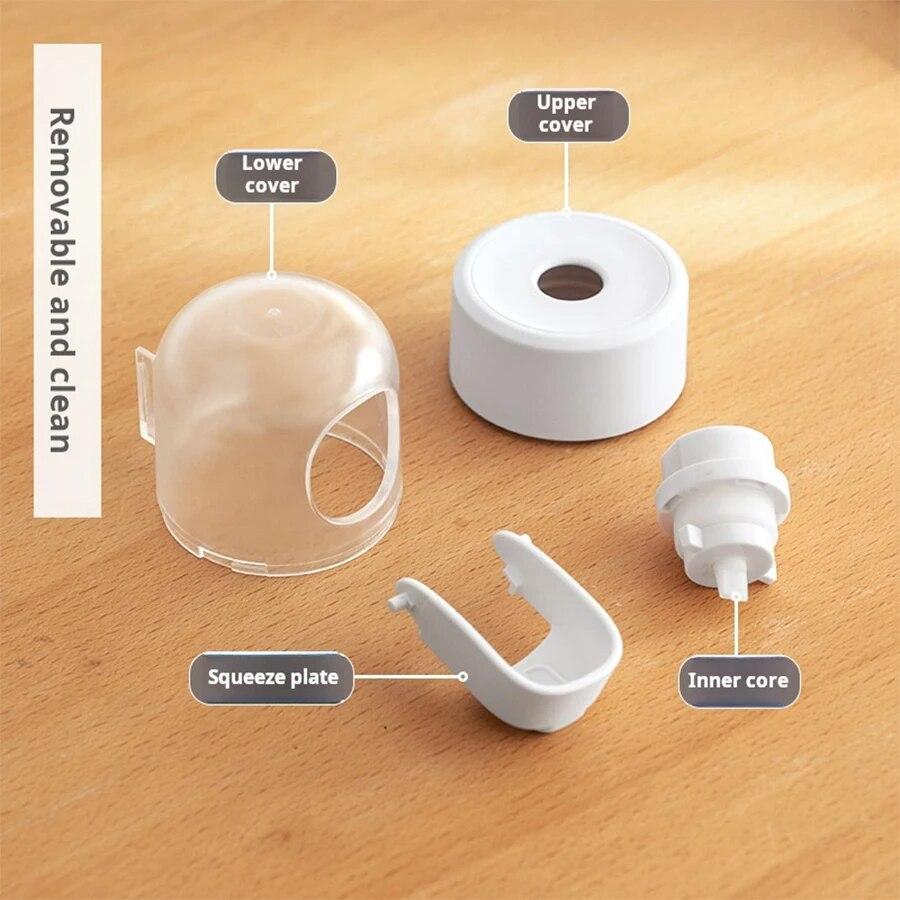 Zahnpastapresse, Wandmontage, kein Durchstoßen, quantitative Extrusion, arbeitssparend, abnehmbar, leicht zu reinigen