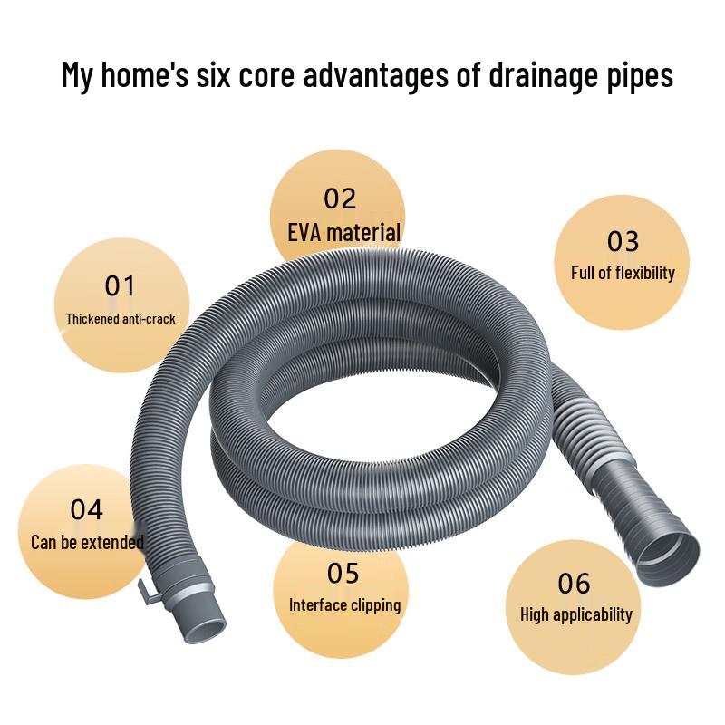 Universal Washing Machine Drain Hose Extension