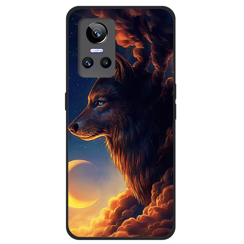 For Realme GT Neo 2 5G Case TPU Silicone Soft Cartoon Clear Case for Realme GT Neo 2 3 Neo3 Phone Cover Neo2T Transparent Coque