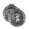 St Christopher Visor Clip for Car Metal Saint Christopher Amulet Safety Talisman Automotive Accessories