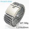 European & American Titanium Steel Men's Fish Scale Bracelet