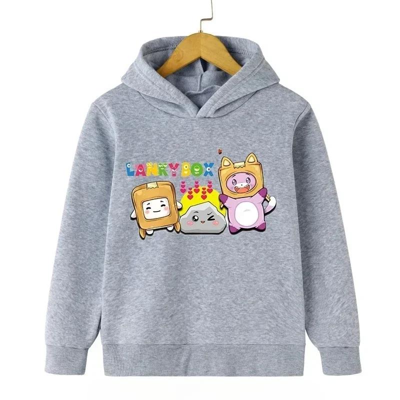 2025 New Cute Cartoon Thin and Long Boxed Children's Hoodie Spring and Autumn Children's Girls' Clothing Fashion Pullover Casual Sweatshirt