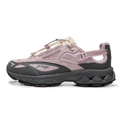 Li Ning Fuyiao 2.0 Trail V3 Comfortable Shock Absorbing Durable Low Top Casual Running Shoes Kids Sneaker Pink Purple ARXW022-4