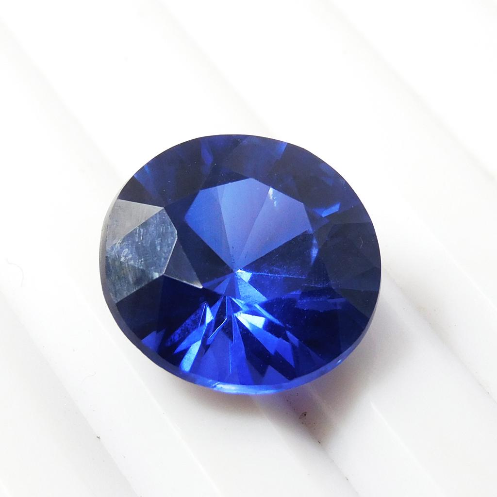 8.00 Carat Blue Tanzanite Natural Perfect Round Cut Loose Gemstone