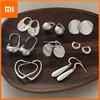 925 Sterling Silver Earrings For Women Trendy Simple Shinning Heart Earring Jewelry Prevent Allergy Party Christmas Accessories