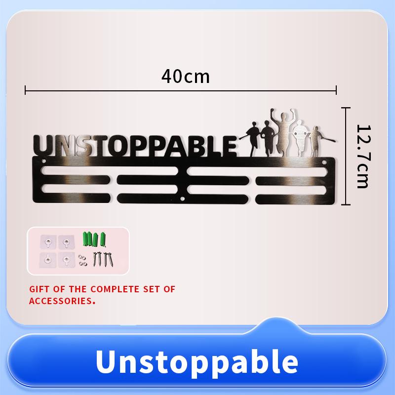 Factory Direct Custom Large Wall Hanger Metal Medal Display Rack for Bulk Medals & Awards Storage