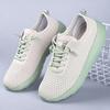 Women's Shoes Casual Shoes Polyurethane Soft-soled Shoes Children's Breathable and Lightweight Mesh Shoes Light Mouth Fly-woven Shoes Single Shoes