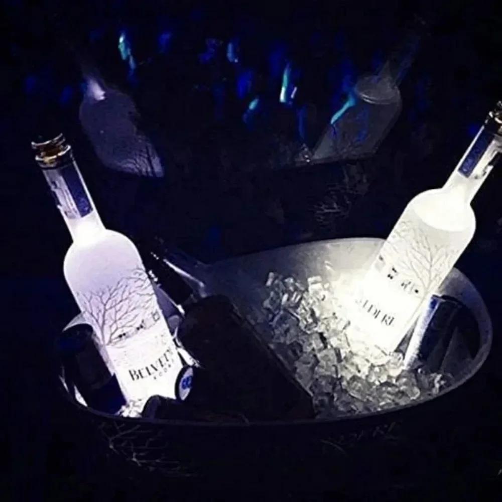1PCS LED Bottles Coaster Lamps 6cm Luminous Cup Stickers Lights for Bar KTV Wedding Party Cocktail Drink Cups Vase Decoration