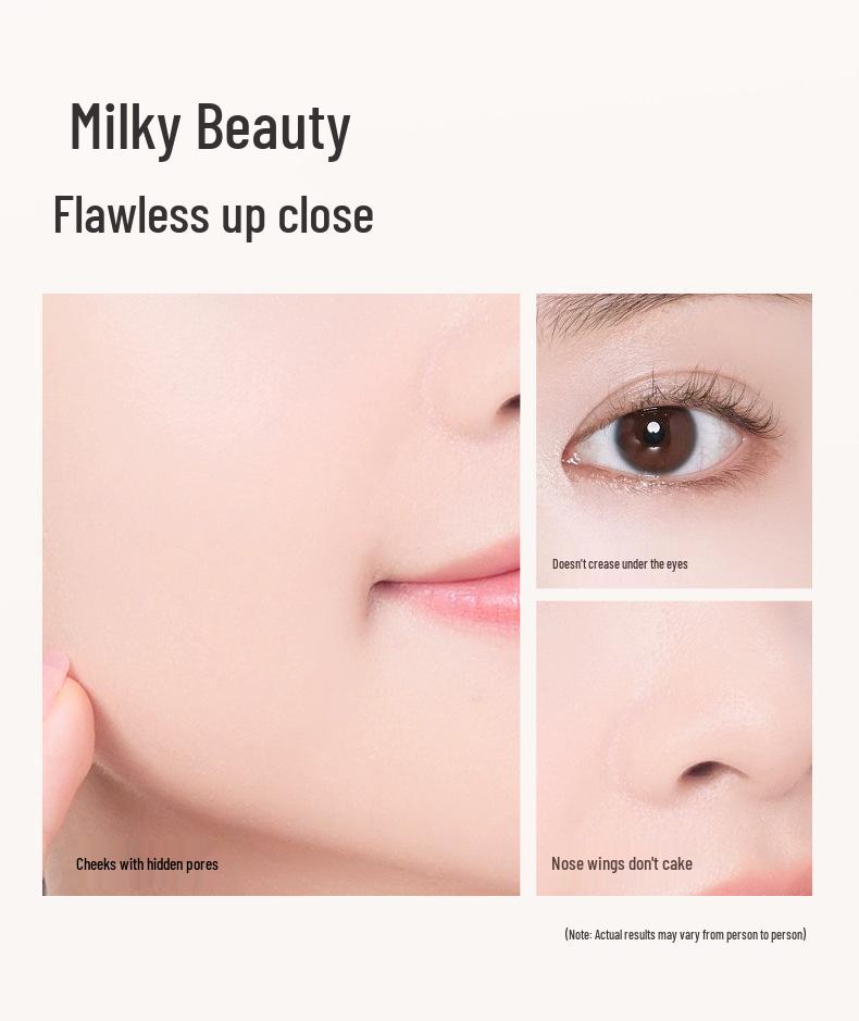 New Ying Tou Cushion Cream: Light, delicate powder with natural hydration, preventing clumps. Ideal for students.