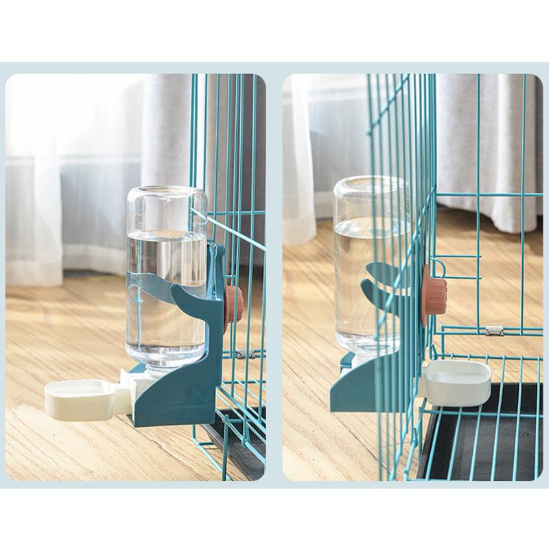 500ml Hanging Water Feeder Bottle for Small Animal Automatic Plastic Water Bottle Dispenser Hanging Pet Feeder Drinker