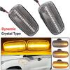 Turn Signal Lamp Led Front Fender Side Marker Light Compatible with Lexus IS200 IS300 LS430 To-yo-ta RAV4 Prius Kluger Crown Wish (Crystal)