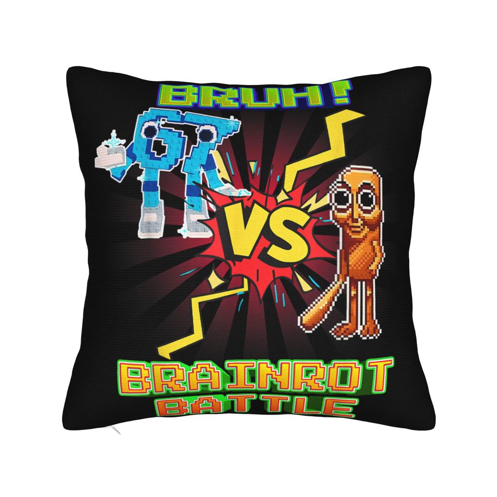 67 Meme Tralalero Tralala Italian Brainrot Pillowcase Printed Fabric Cushion Cover Gift Pillow Case Cover Home