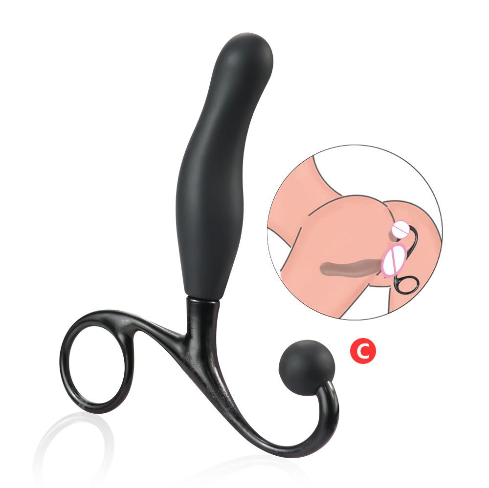 Silicone Vaginal Stimulation Anal Plug 2 In 1, Male Prostate Stimulation, Female Vaginal Anal Masturbator, Adult Sex Toys 18+