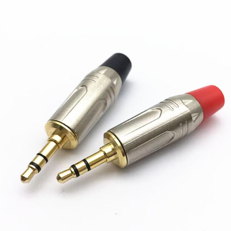 1 ks DIY Konektor pro zapojení High-End Pozlacený 3,5mm Jack pro sluchátka Třívodičový Stereo Dvoukanálový Audio Konektor pro Počítač