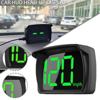 Velocímetro GPS Digital Monitor HUD para coche pantalla frontal Beidou Chips duales medidor de velocidad MPH Km/h